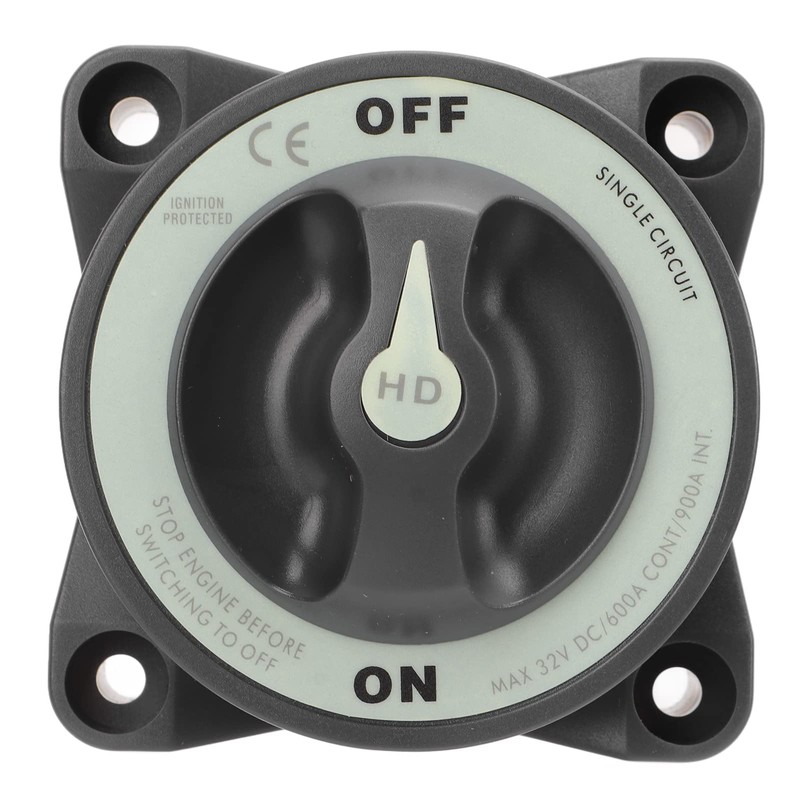 600A Master Battery Power Cut Disconnect Switch Isolator Single Circuit