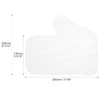 QWORK White Microfiber Dusting Gloves, 60 Pieces Dusting Mitt, Wipes