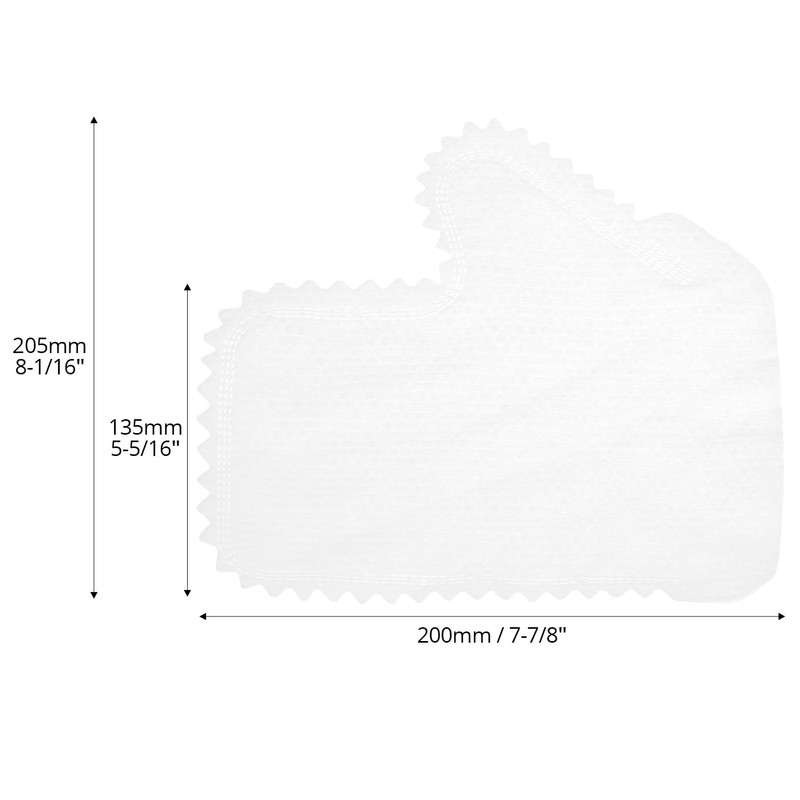 QWORK White Microfiber Dusting Gloves, 60 Pieces Dusting Mitt, Wipes