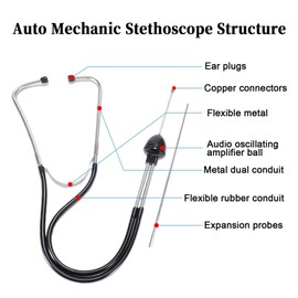 BFXM Car Mechanic Stethoscope, Automotive Stethoscope Engine Diagnostic Tool, Automotive Tools Universal for Car Truck SUV Motorcycle RV