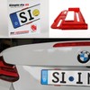 Simple-Fix RS Red Exclusive Frameless Universal License Plate Holder Complete