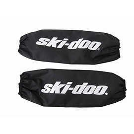 Ski-Doo New OEM Black Front Shock Protector Sleeves, Pair, 861775600, 860201128