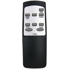 XINJISHIMIN Replacement Remote Control for Innoflame Electric Fireplace RV23D80L-1 RV26D80L-1 RV30D80S-1 RV48D80L-1 RV36D80F-C1 RV42D80F-C1 RV48D80F-C1