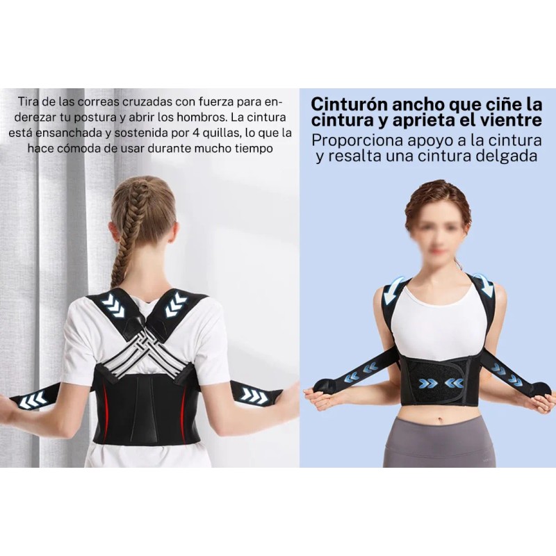 Chaleco Corrector De Postura Ortopédico Lumbar Unisex
