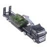 Flatbed Trailer Toy Simulation Detachable Collectible Military Trailer Tank Model