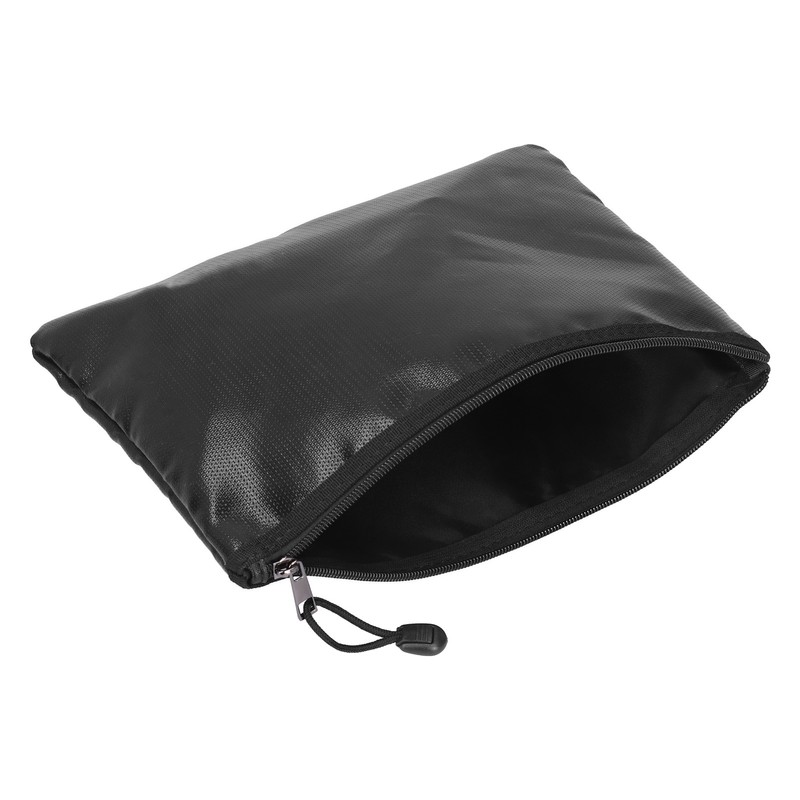 Multifunctional File Bag Fireproof Money Bag Waterproof Safe Storage Pouch