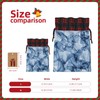 XULLZH dark blue marble Print Christmas Sacks Drawstring Presents Wrapping