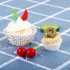 Caperci 500 Count Mini Cupcake Liners White Muffin Liners Greaseproof