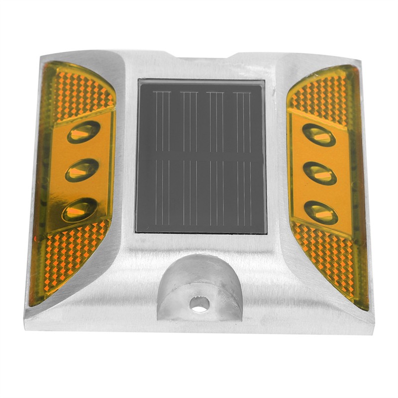 LED Solar Power Ground Marker Lights Waterproof Outdoor Driveway Road