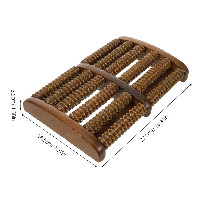 TOVINANNA Natural Wood Foot Massage Roller Acupoint Massager for Calf