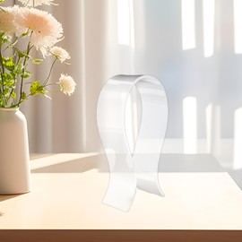 Gatuida Acrylic Headphone Stand Headset Holder Desktop Headphone Holder Universal Accessories for Music Gaming Headsets A