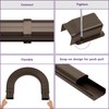 Mxclimate 4in 25ft PVC Line Set Cover Kit for Mini
