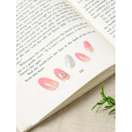 DAISO Too Cool For School Real Wear Nail Tips Stiletto Brilliant