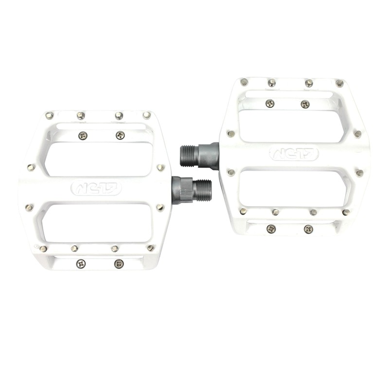 NC-17 STD II Pro Flat Pedal - White