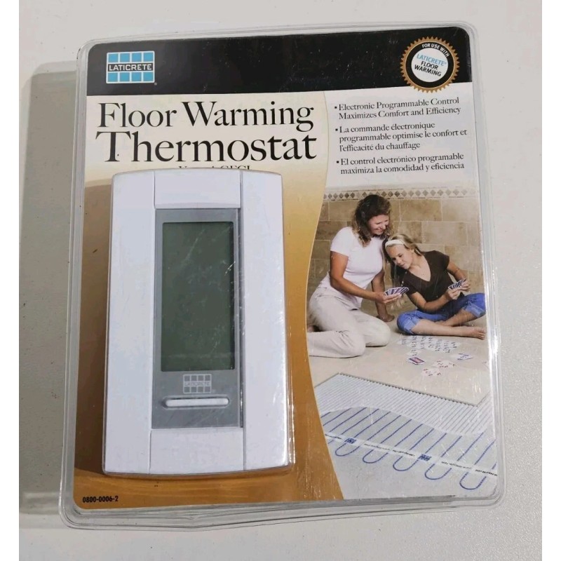 Laticrete 0800-0006-2 Floor Warming Thermostat Programmable 120V ☆ New /