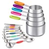 13Pcs Magnetic Measuring Cups Spoons Set, 5 Heavy Duty Cups,7