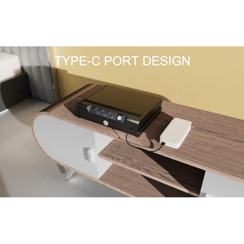 gun safe，Biometric Gun Safe For Handgun with fingerprint, key and