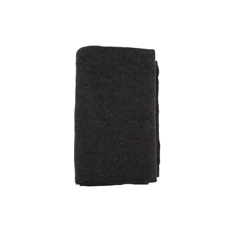 Curaplex Wool Blend Gray Blanket, 66" X 90"