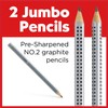 Faber-Castell Jumbo Grip Graphite No. 2 EcoPencils - 2 Count