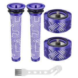 Dyson V6 Vacuum Filter Vacuum Filter for HH08 SV09 SV07 Series Compatible Filter Pre-Filter * 2 Post Motor Filters Compatible with Water Wash