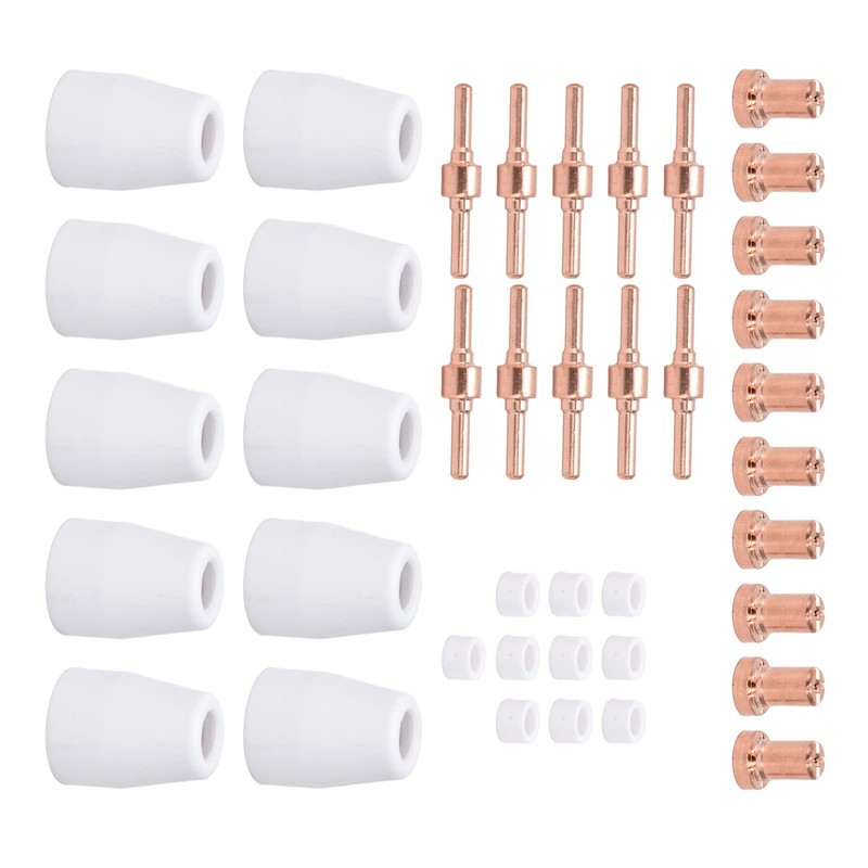PLASMA Cutter Consumables Shield Cup Electrodes Ring Tips for CT312