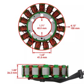For Kawasaki Stator & Gasket for Kawasaki Ninja ZX-6R ZX 6R ZX600R ZX 600R 2009-2012 Magneto