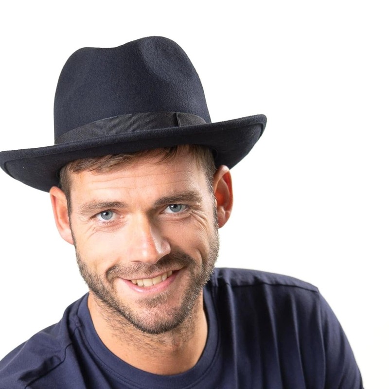 Lipodo Basic Bogart Felt Hat Fedora Felt hat (L/58-59 -