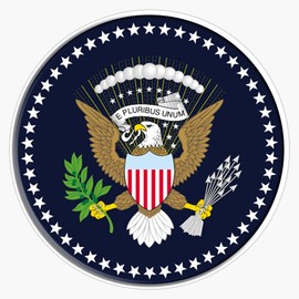 BZ Trading American, Seal, Eagle, Circular, Patriot, War, Flag, America, Bald Eagle, Usa, Bird Of Prey. Vinyl Decal Wall Laptop Bumper Sticker 5in(RDB-USA-STICKERS-0964)