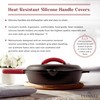 Cuisinel Cast Iron Skillet with Lid - 12"-inch Pre-Seasoned Covered
