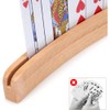 Wooden Poker Card Holder 2 Pack 13 Inch Poker Card