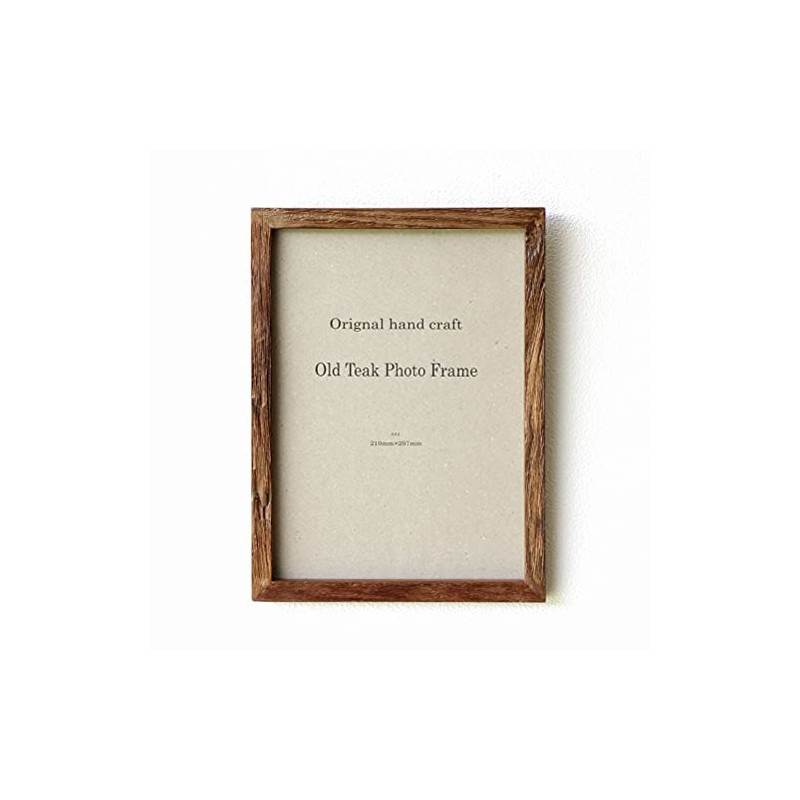 Photo Frame, Wood, Teak Wood, Stylish, A4, Wall Mounted, Simple,