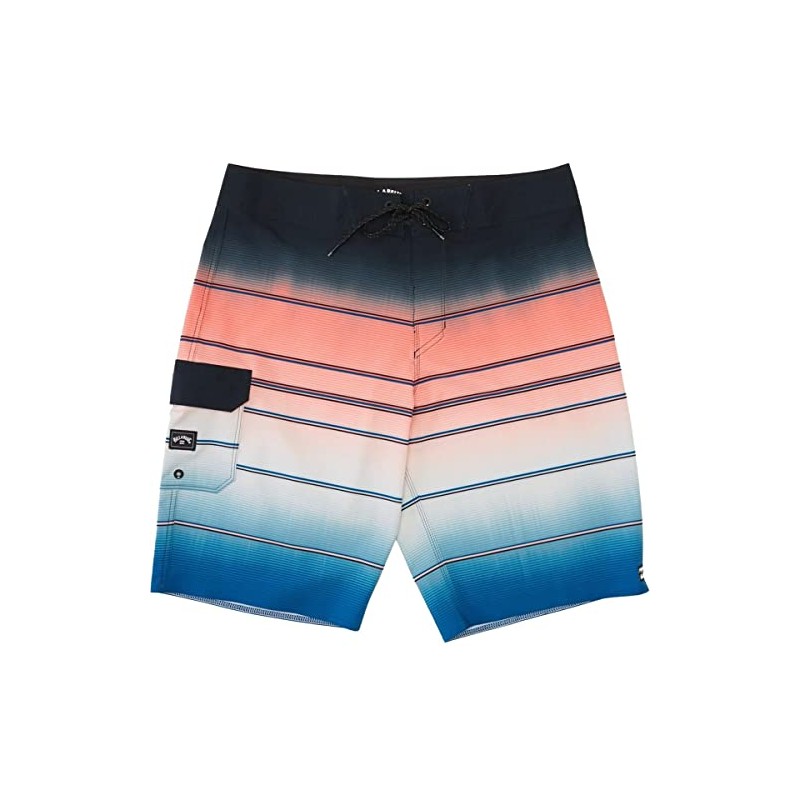 Billabong Boy's All Day Stripe Pro Boardshorts (Big Kids) Red/White/Blue