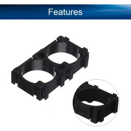 TECHZONE 1PCS 18650 Battery Holder 2-Cell Bracket w/ Protection Board for DIY Pack