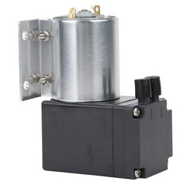 Suction Pump, -80 kpa 10 W DC24 V/DC12 V Vacuum Suction Pump with Stand, Industrial Parts, Long Life (DC 12 V)