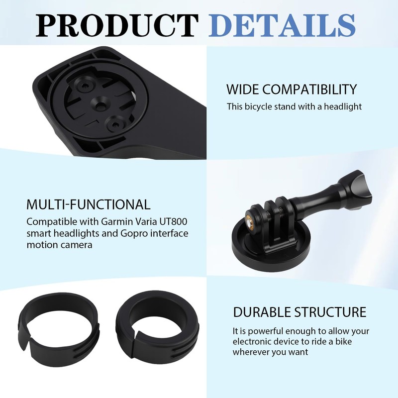 kwinfei Bicycle Mount Compatible with Popular GPS Bicycle Computers such
