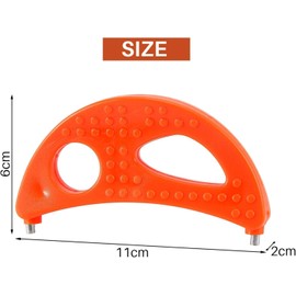 2Pcs Orange Crescent Tool for Power Juicer and PRO and Juicer Blade Replacement Classic CL003AP, E1188, E1189, MT1000,Juicer Replacement Parts,Juicer Parts and Accessories