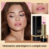 Emperoch 3 Pcs Flower Jelly Lipstick, Crystal Flower Jelly Lipstick,Magic