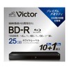Victor(ビクター) 1回録画用 ブルーレイディスク BD-Rx10枚＆BD-R DLx1枚 ホワイトプリンタブル 25GBx10 50GBx1 1-6倍速 10+1枚スリムケース