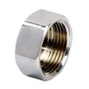 Pipe Tube Fittings Chrome Plug Stop End Cap Cover Ending
