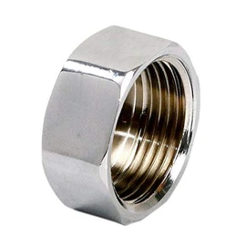 Pipe Tube Fittings Chrome Plug Stop End Cap Cover Ending Female 1/2"