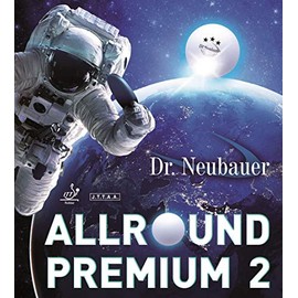 JUIC ALLROUND PREMIUM2 Table Tennis Rubber All-Round Premium 2 Tube Height 46.5 inches (1180 cm), Black 0.6