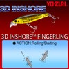 Yo-Zuri R1409-HMT: 3D Inshore Fingerling (Sp) 70Mm 2-3/4", Mullet