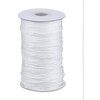 Trimming Shop 3mm Wide White Nylon Braided Cord for Gear