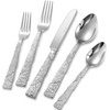 KEAWELL Premium Lava Silverware Set – 18/10 Stainless Steel Flatware,