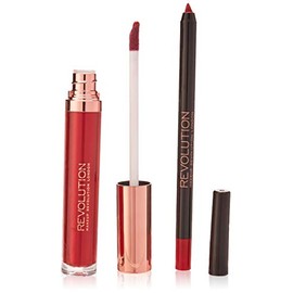 Makeup Revolution – Liquid Lipstick – Retro Deluxe Kits Metallic Regent