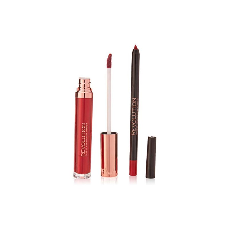 Makeup Revolution – Liquid Lipstick – Retro Deluxe Kits Metallic