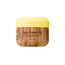 Sun Bum SPF 50 Face Cream Sunscreen with Zinc Oxide - Broad Spectrum Moisturizing Facial Sunscreen with Vitamin E - Hawaii 104 Act Compliant (Without Octinoxate & Oxybenzone) - Travel Size - 1 oz