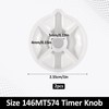 2Pack Timer Switch Knob Replacement, 146mt574 Timer Knobs Compatible with