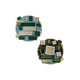 geo-versand 2025 Block Parties Geocoin Geocaching Coin Number Trackable GC 2025