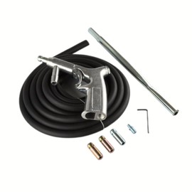 ATE Pro. Tools - Sand Blaster Kit, Sandblaster Siphon Feed Gun Nozzle, Sand Blasting Gun with 10 ft. Hose, Abrasive Blaster Nozzle Gun, Removes Paint, Stain, Rust, Grime